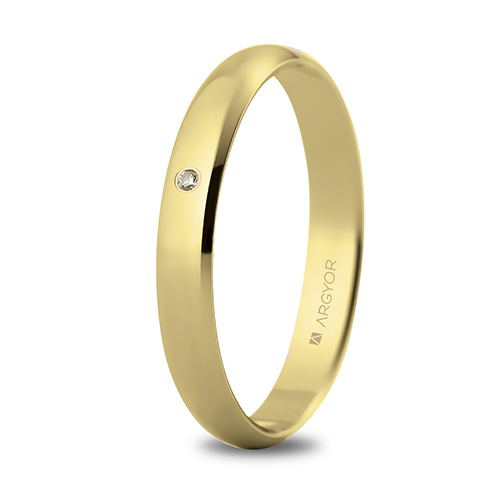 Alianza de Boda Oro con Diamante 50305D