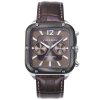Reloj de Hombre Magnum caja bicolor y correa de piel marrón Ref: 401325-15