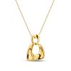 Collar de acero 316 chapado 18 kt  Ref : 9122314