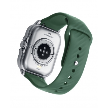 Reloj Smart de policarbonato con correa de silicona verde HS2005-10 - Imagen 2