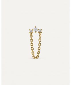PENDIENTE SQUARE CHAIN Referencia 17130 COLECC BEA SOLDADO