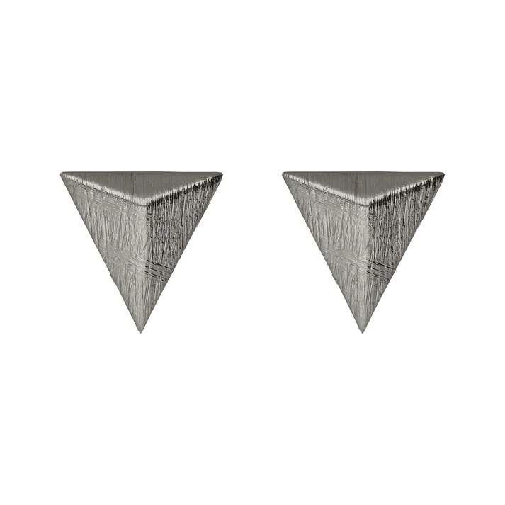 Pendientes botón triángulo Good Morning en Plata REF A5231-HT