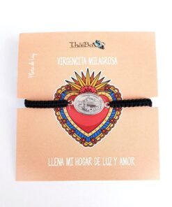 Pulsera macramé Virgencita Milagrosa REF PUL2147