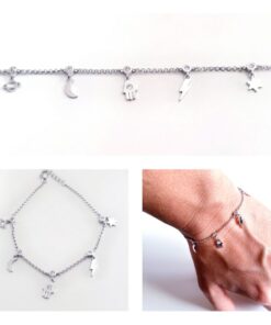 Pulsera cielo hamsa REF PUL2015