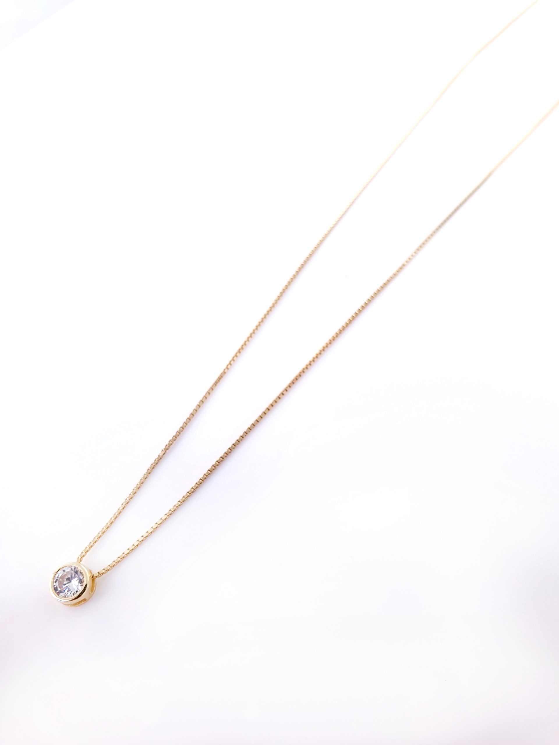 Collar punto de luz oro 4mm ref coll894