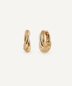 Pendientes de aro entrelazados 4,7mm ref g3918