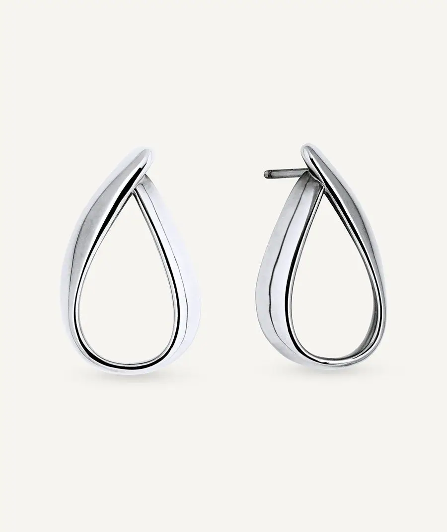 pendientes largos oval Halo REF Q4004