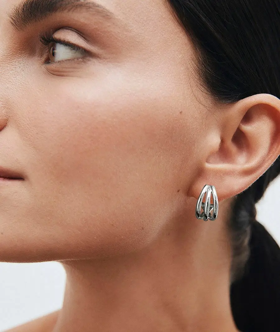 Pendientes semiluna Vela REF Q3991 - Imagen 2