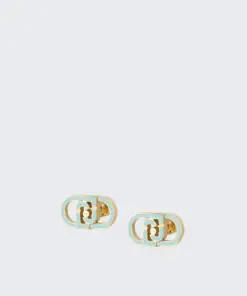 Pendientes con logotipo monograma LIU JO