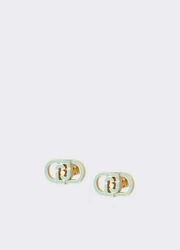 Pendientes con logotipo monograma LIU JO