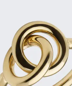 Anillo dorado de diseño entrelazado LIU JO - Imagen 2