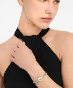Reloj pulsera bicolor con detalles de cristal LIU JO - Imagen 3
