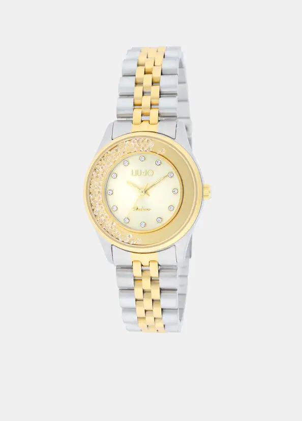 Reloj de acero con brillantitos LIU JO