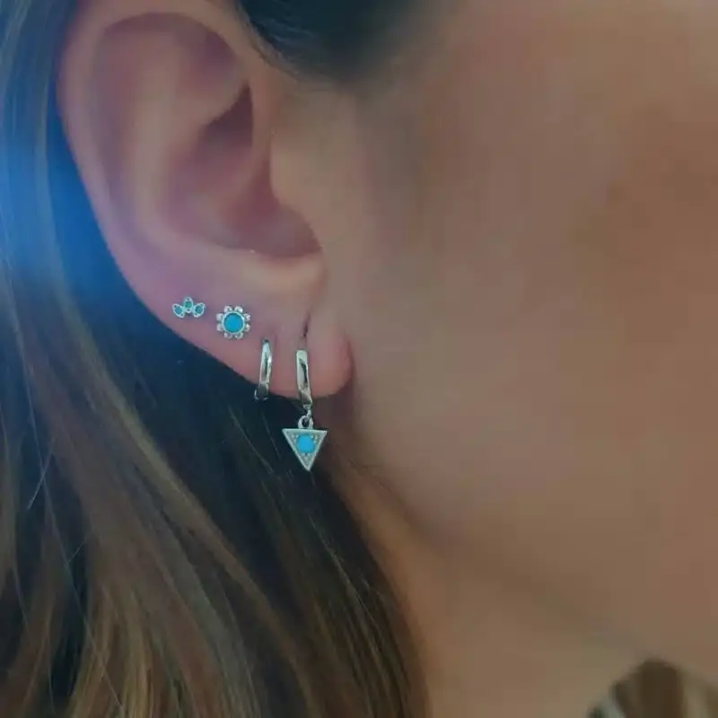 Pendientes triángulo pend2130 - Imagen 2
