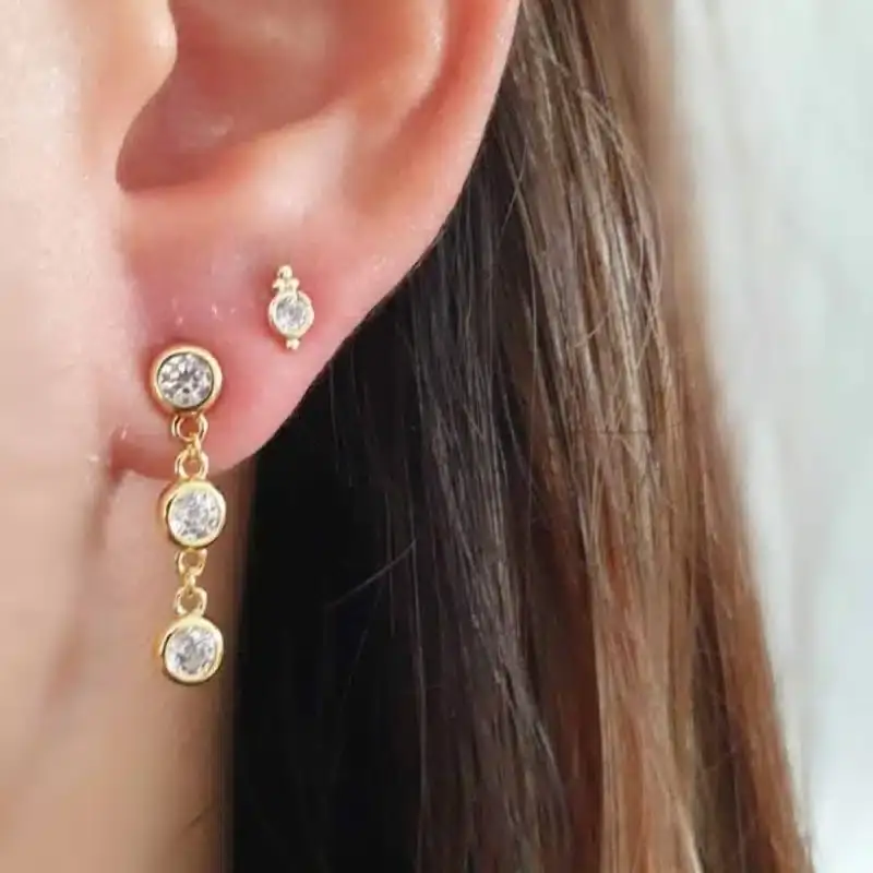 Pendientes deluxe oro pend2143 - Imagen 2