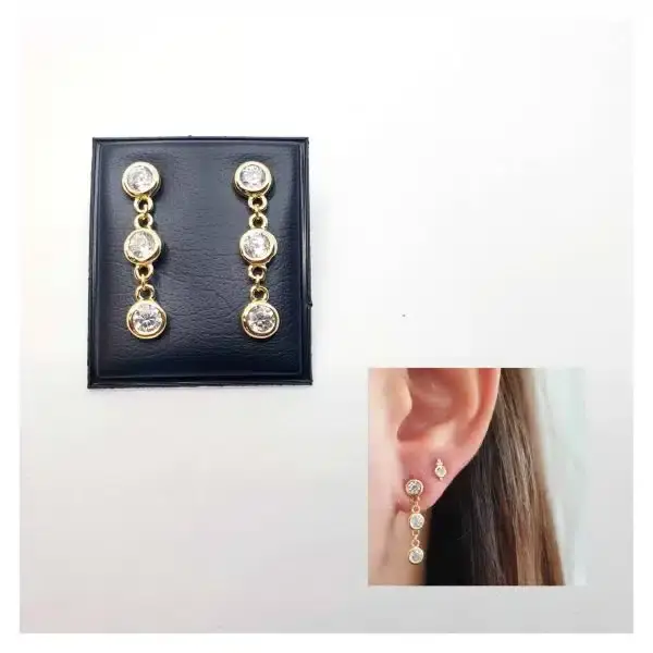 Pendientes deluxe oro pend2143