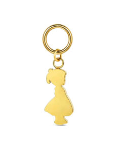 Charm de acero 316 chapado 18 kt niña waterproof 12.8 mm Ref : 9125623