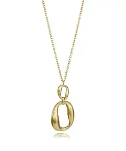 Collar de mujer en acero Ip dorado con colgante ref 15205c01012