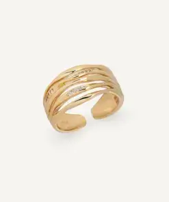 Anillo tiras Flow con circonitas REF: X482931618