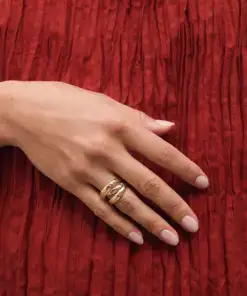 Anillo tiras cruzado Raice REF: X485161014 - Imagen 2