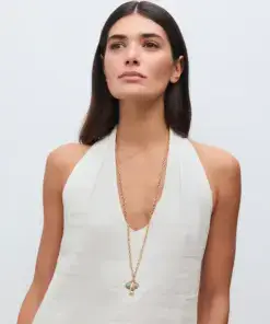 Collar eslabones Abisal con piedras semipreciosas REF: X4851986 - Imagen 2